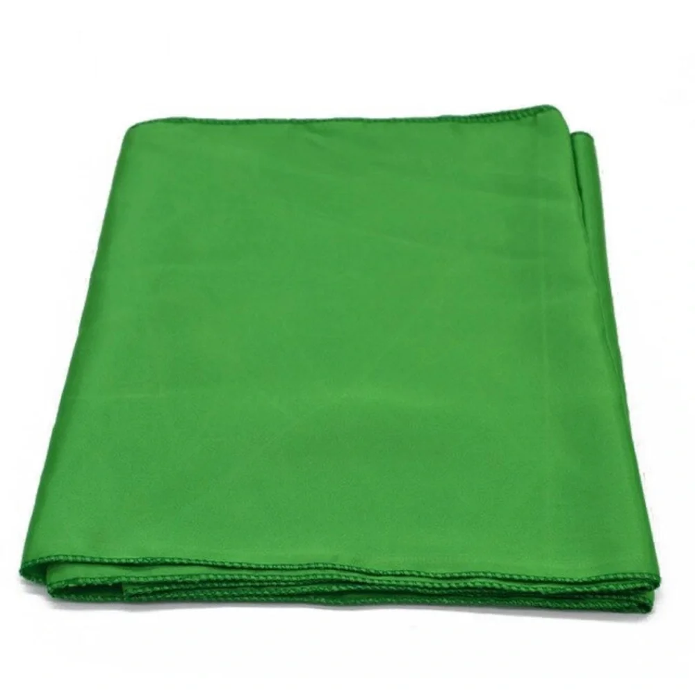Lot of 5 Green Satin Table Runners – 12” x 108”